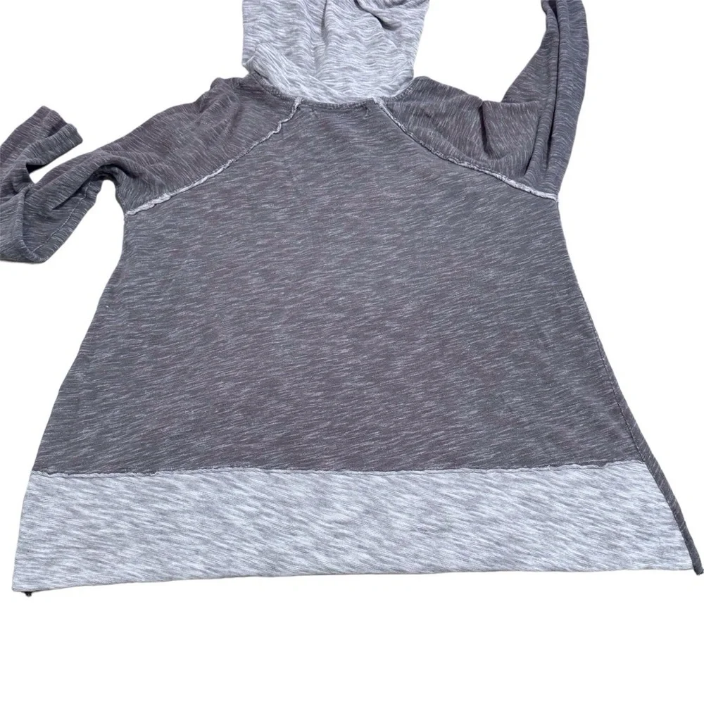 Free People Beach Two Body Free People Cocoon Cowl Pullover in Charcoal